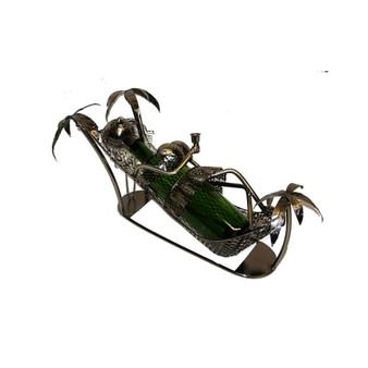 Girl Resting Wine Bottle Holder