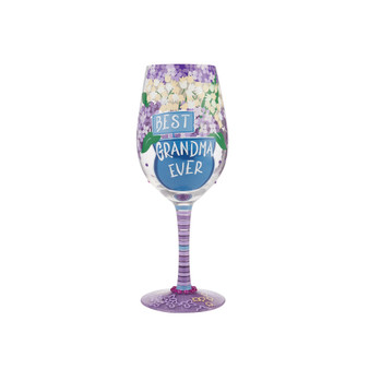 Lolita Best Grandma Ever Wine Glass, 15 oz