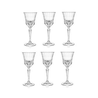 RCR Adagio Crystal Water Glasses, Set of 6