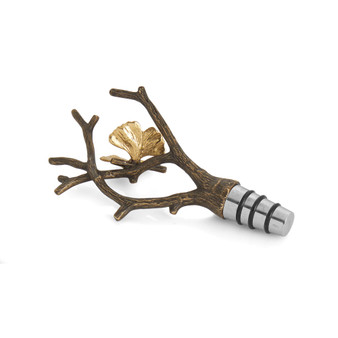 Butterfly Ginkgo Wine Stopper