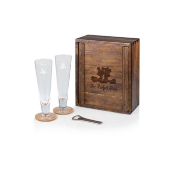 Disney's Mickey Minnie Mouse Beverage Glass Set, 6 Pieces