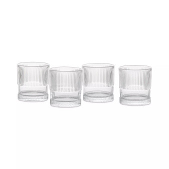 NoHo Double Old-Fashioned 9.85-oz. Glasses, Set of 4