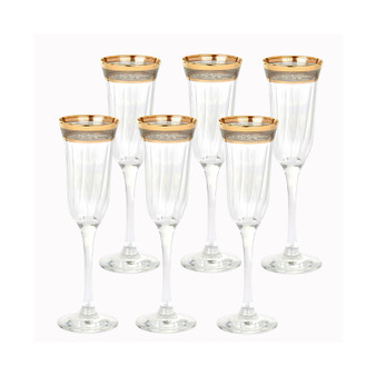 Melania Collection Smoke Flutes, Set of 6