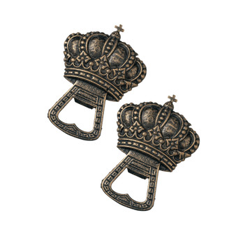 The King's Crown Bottle Opener, Set of 2