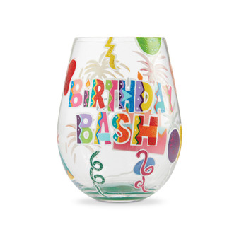 LOLITA Birthday Bash Stemless Wine Glass