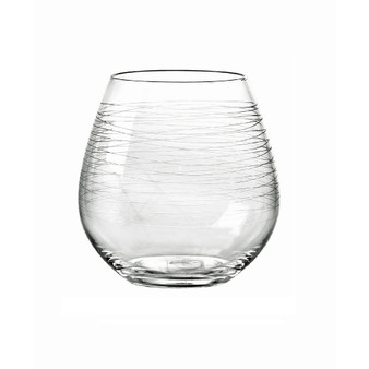 Graffiti Stemless Wine Glasses, Set Of 4