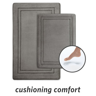 SpeedDry® 2-Pc. Memory Foam Bath Mat Set