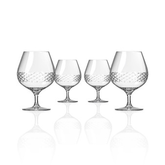 Diamond Brandy Snifter 22.5Oz - Set Of 4