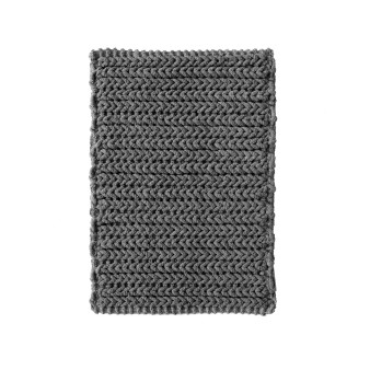 Lasso Yarn-Dyed Cotton Chenille Bath Rug, 17" x  24"