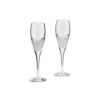 Diamond Mosaic Flute, Set of 2