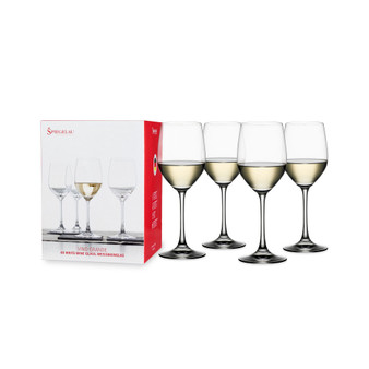 Vino Grande White Wine Glasses, Set of 4, 12 Oz