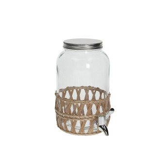 Netted Glass Dispenser, 111.5 oz