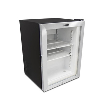 Countertop Reach In 1.8 cu ft Display Glass Door Freezer