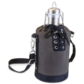 Legacy® by Insulated Growler Tote with 64 oz. Stainless Steel Growler