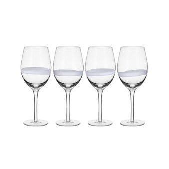 Organic Band 20-oz Red Wine Glasses 4-Piece Set