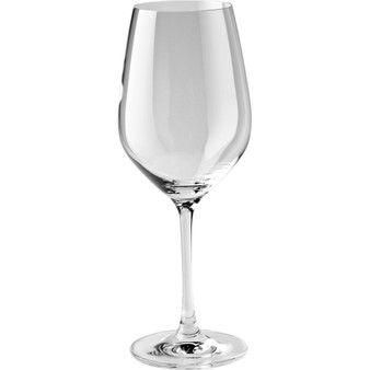 Predicat Burgundy White 6 Piece Glass Set, 13.6 oz