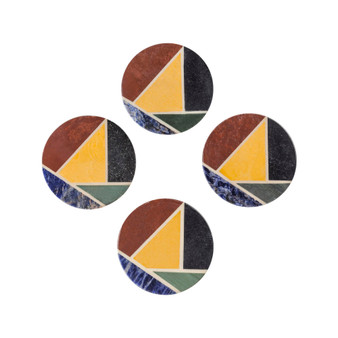 Bennett Marble Coasters, Set of 4