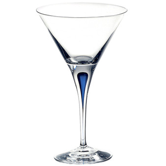 Intermezzo Blue Martini Glass
