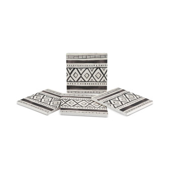 Tribal Echo III 4-Pc. Coaster Set