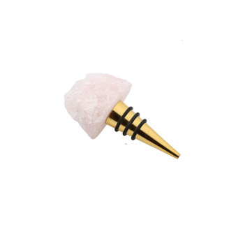 Bottle Stopper with Agate Stone
