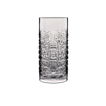 Mixology 16.25 Oz Textures Hi-Ball Glasses, Set of 4