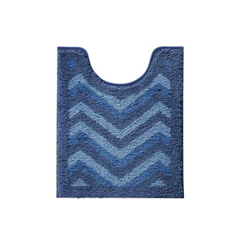 Ultra Soft Non Slip Shaggy Bath Rug - Chevron Design - Counter 20"x24"