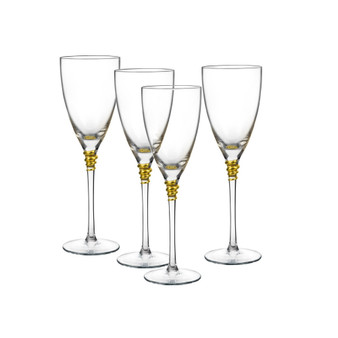 Helix Gold Goblets, Set Of 4