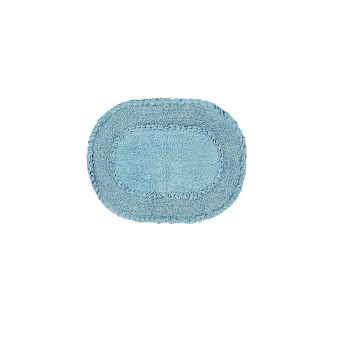 Double Ruffle Bath Rug 17" x 24"