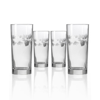 Icy Pine Cooler Highball 15Oz - Set Of 4 Glasses