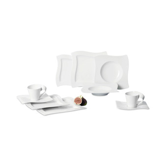 New Wave 30-Pc. Dinnerware Set, Service for  6