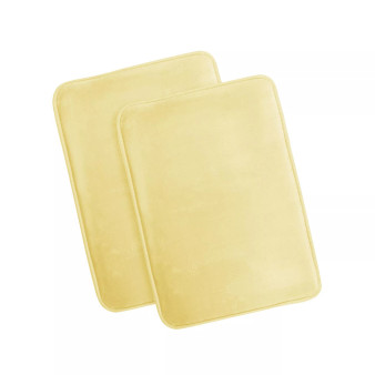 Non-Slip, Ultra Soft Plush, Memory Foam Bath Rug - Small 17"x24" - 2 Pack