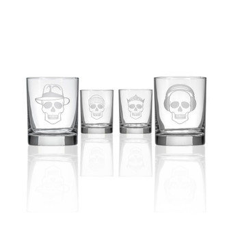 Numbskulls Double Old Fashioned 14Oz - Set Of 4 Glasses