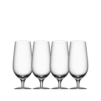 Beer Lager Glasses, Set of 4