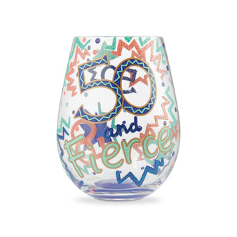 LOLITA 50 and Fierce Stemless Wine Glass