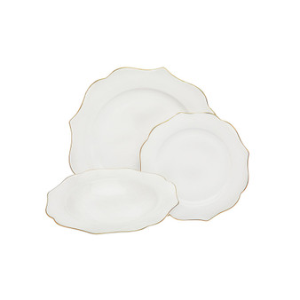 Arendale Bone China 12 Piece Dinnerware Set, Service for 4