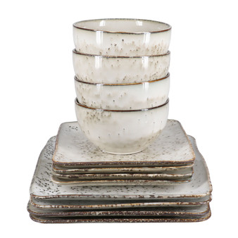 Rustico 12 Piece Dinnerware Set