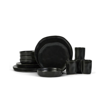 Hekonda Stoneware 16 Pieces Dinnerware Set, Service for 4