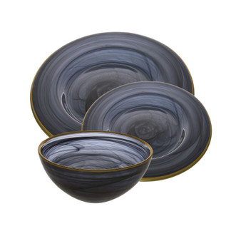 12 Piece Alabaster Dinnerware Set
