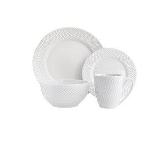 Elle Decor Bridgette Porcelain 16Pc Dinnerware Set