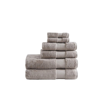 6 Piece Bath Towel Set /Taupe