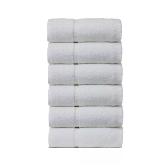 Luxury Hotel Spa Towel Turkish Cotton Hand Towels, Set of 6