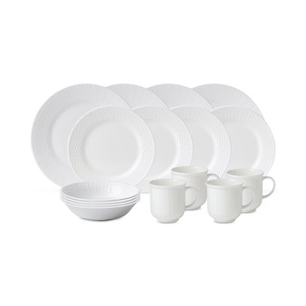 Nantucket Basket 16-Pc. Set, Service for 4