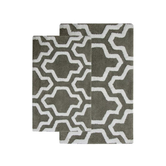 Quatrefoil 50' x 30' Non-Skid Cotton Bath Rug