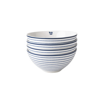 Blueprint Collectables Candy Stripe Bowls in Gift Box, Set of 4
