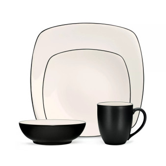 Colorwave Square 4 Piece Place Setting