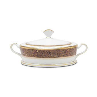 "Xavier Gold" Covered Vegetable Bowl, 2 Qt.