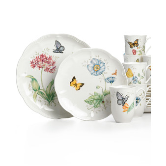Butterfly Meadow 18 Piece Set, Service for 6