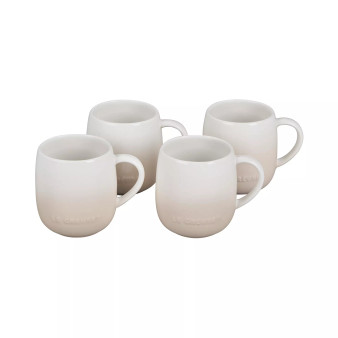 13 oz. Stoneware Set of Four Coffee Mugs