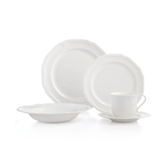 Dinnerware, Antique White 5 Piece Place Setting