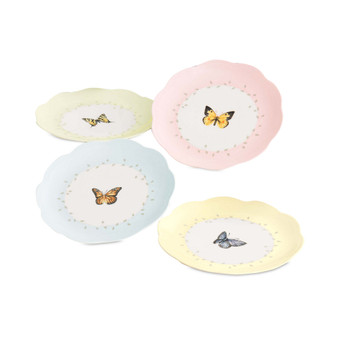 Butterfly Meadow Dessert Plates, Set of 4